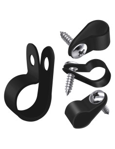 Clips de Montaje de Luz de Cuerda Mankk 50PCS 13mm Nylon