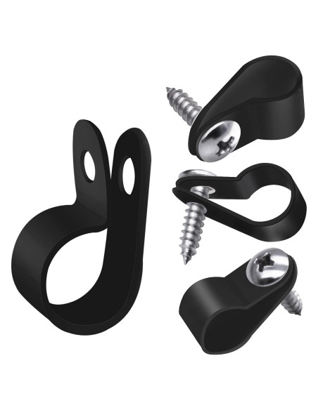 Clips de Montaje de Luz de Cuerda Mankk 50PCS 13mm Nylon