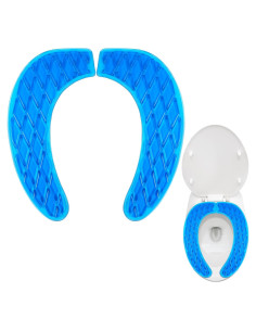 Cojín Elevador de Inodoro de Gel Rossesay Azul 16.8x11.1cm