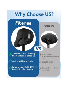 Funda de Asiento de Bicicleta Fitense con Gel 28x18cm 2