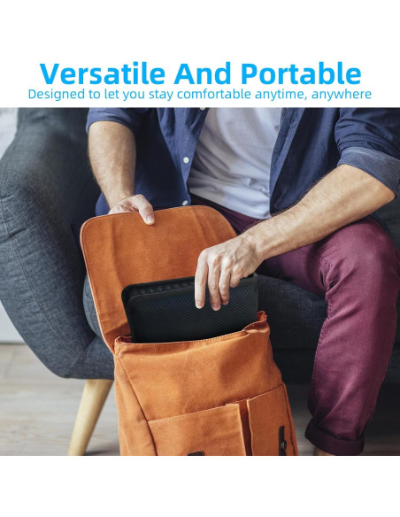 Cojín de Gel Portátil JINRUITOP 39.1x26.9cm Antideslizante Cojín de Gel Portátil JINRUITOP 39.1x26.9cm Antideslizante