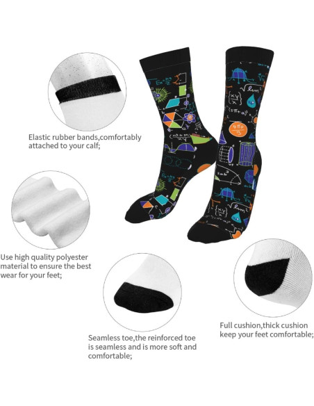 Calcetines de Tripulación Yrassio Unisex 40cm Diversión