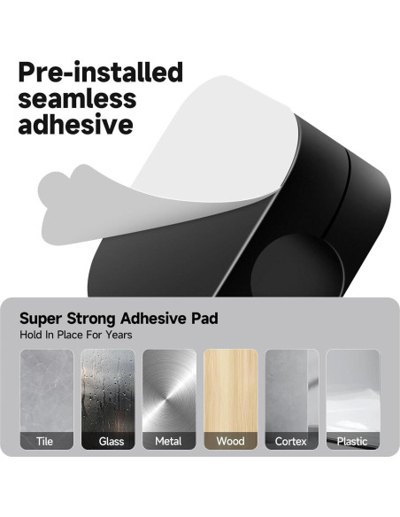 Paquete de 12 Clips Magnéticos Adhesivos para Cables Solvora