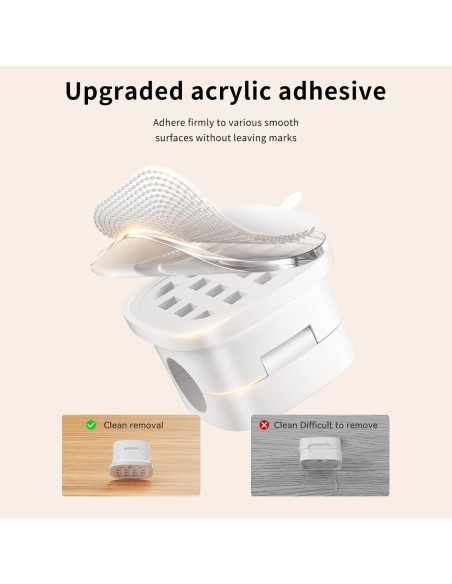 Clips Magnéticos para Cables ZHANGDWA - Paquete de 12 Sujetadores