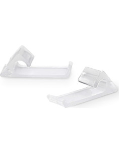 Clips para Cables de Revestimiento THE CIMPLE CO, 100 PCS, Nylon Blanco 2