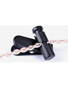 Clip de Cable para Auriculares QQC - 2 Piezas Negras 2