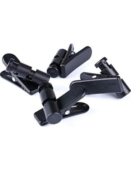 Clip de Cable para Auriculares QQC - 2 Piezas Negras