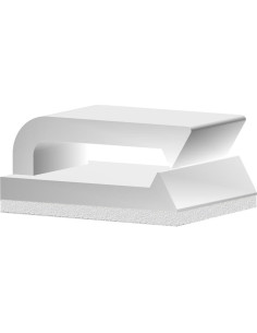Clips de Cable Ethernet Adhesivos Coopache 100 Piezas Blanco 2
