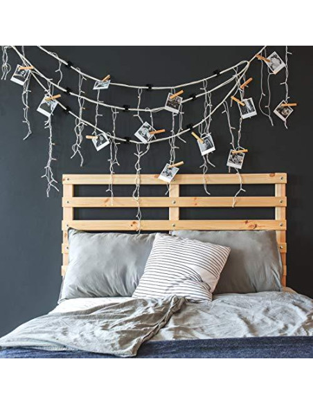 Clips de Cable Adhesivos Maitys 60 Piezas Grande Negro