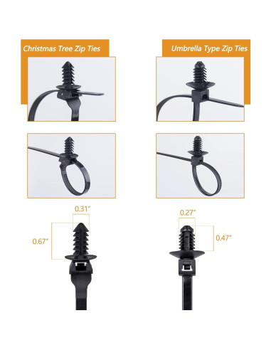 Bridas de Cierre Automático Xislet 160 Pcs Nylon 260g