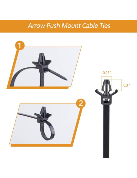 Bridas de Cierre Automático Xislet 160 Pcs Nylon 260g