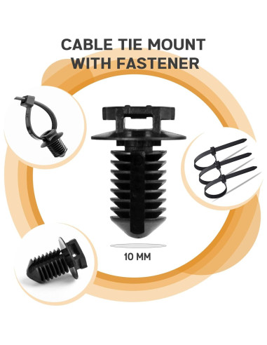 Bridas de Cierre Automático Xislet 160 Pcs Nylon 260g