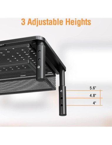 Soporte de Monitor Ajustable Elived con Cajón - Metal 19.96kg