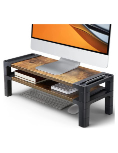 Soporte para Monitor Ajustable HUANUO HNMS04V 3 Alturas