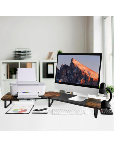 Soporte Elevador Doble para Monitor Across-Star 110x23.5 cm 2