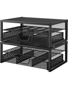 Soporte para Monitor Ergonómico Simple Trending 2 Niveles Negro 2