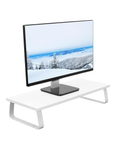 Soporte de Monitor VIVO 60 cm Madera y Acero Ergonomico