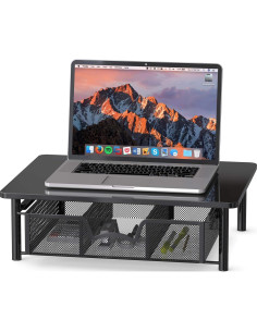 Soporte para Monitor Simple Houseware con Cajón Ergonómico 2