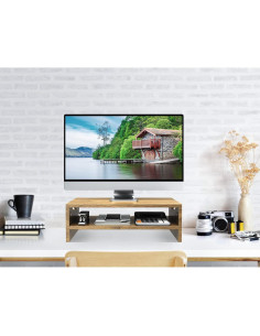 Soporte para Monitor Zimilar de Madera 2 Niveles 42x23cm 2