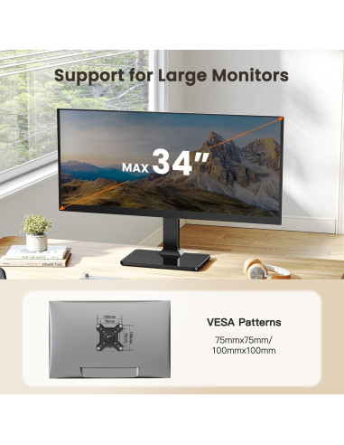 Soporte de Monitor ErGear EGTVS29 para Pantallas 13-34"
