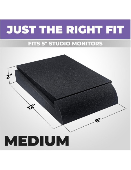 Almohadillas de Aislamiento para Monitores Liquid Stands 30.5x20.3cm