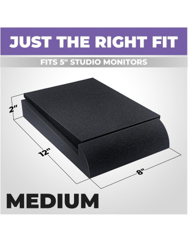 Almohadillas de Aislamiento para Monitores Liquid Stands 30.5x20.3cm