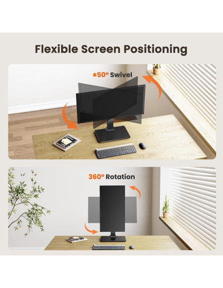 Soporte de Monitor ErGear EGTVS29 para Pantallas 13-34"