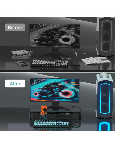 Soporte para Monitor Heymaster Plegable Ajustable con RGB