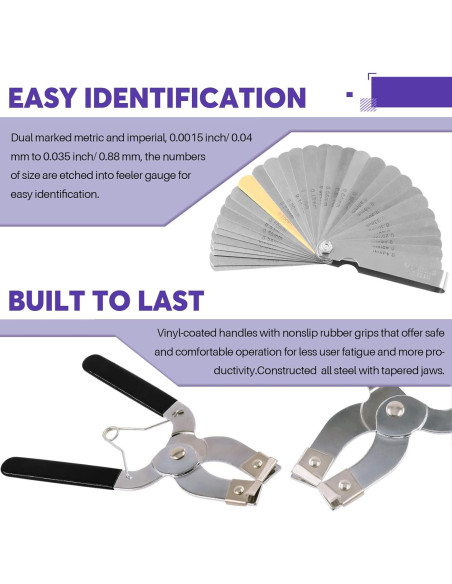 Swpeet Kit 4Pcs Compresor de Anillos de Pistón 75mm