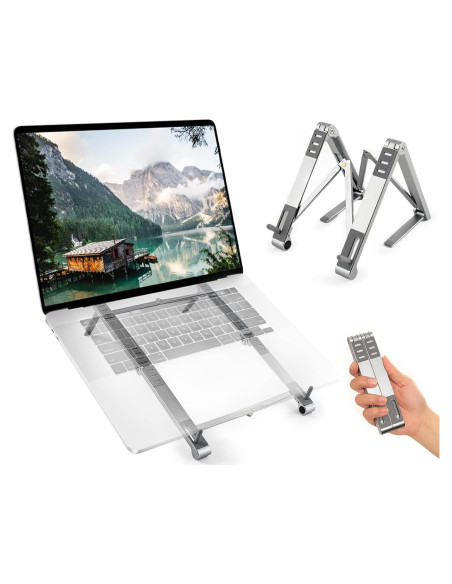 Soporte Multifuncional 3-en-1 Whardeeg Magic X1 Plata