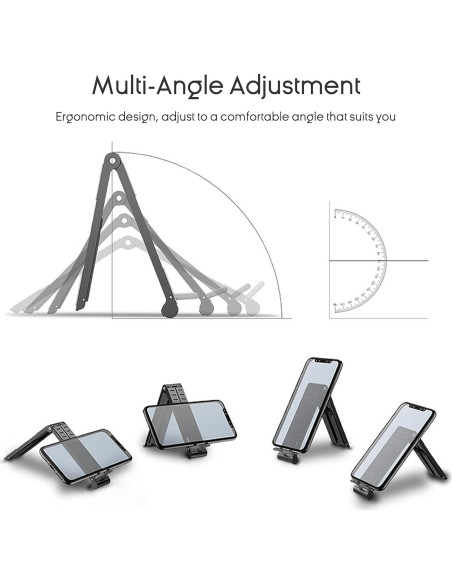 Soporte Multifuncional 3-en-1 Whardeeg Magic X1 Plata