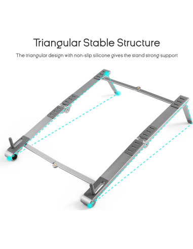 Soporte Multifuncional 3-en-1 Whardeeg Magic X1 Plata