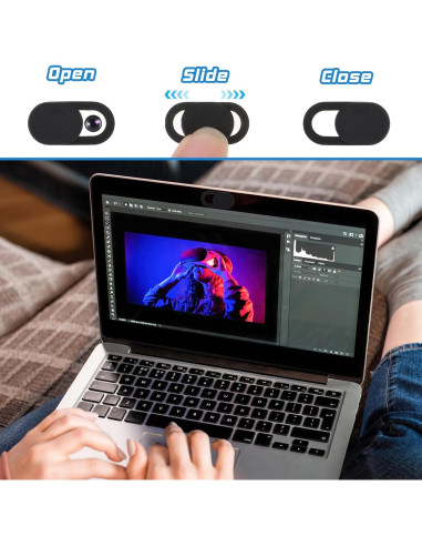 30 Piezas Cubierta de Webcam LIQWEI para Laptop y Smartphone