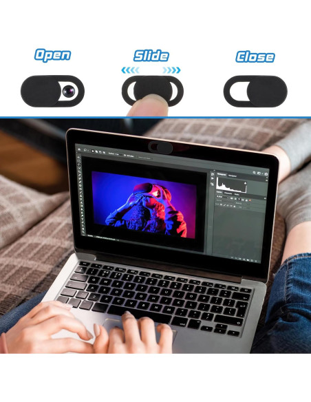 30 Piezas Cubierta de Webcam LIQWEI para Laptop y Smartphone