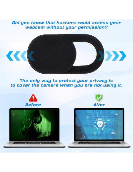 30 Piezas Cubierta de Webcam LIQWEI para Laptop y Smartphone