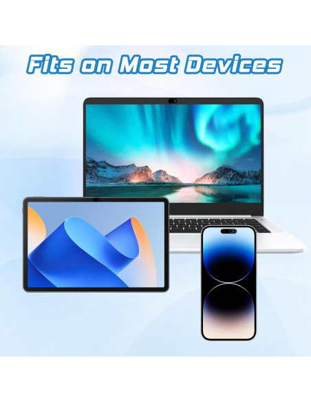 30 Piezas Cubierta de Webcam LIQWEI para Laptop y Smartphone