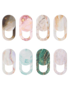 8 Cubiertas de Privacidad para Cámara YUXMU Colorido Mármol