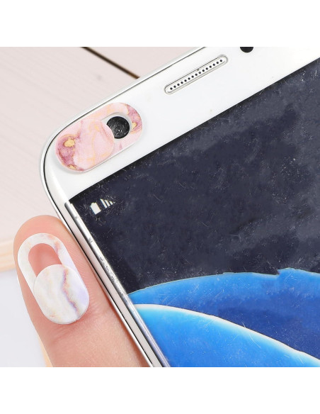 8 Cubiertas de Privacidad para Cámara YUXMU Colorido Mármol 8 Cubiertas de Privacidad para Cámara YUXMU Colorido Mármol