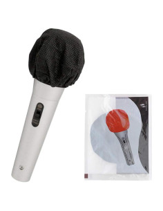 Cubiertas de Micrófono Desechables RETON 100 Pcs 7.8cm Negro
