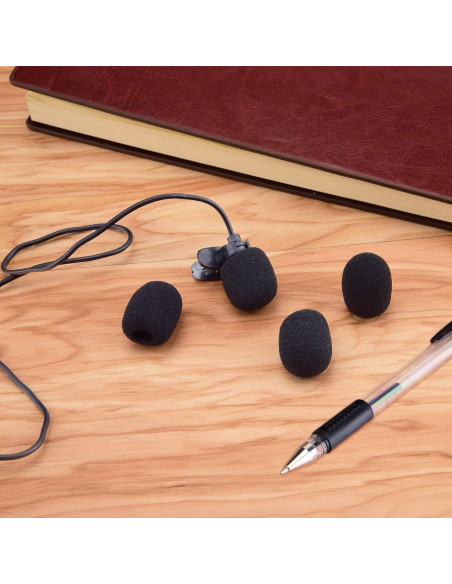 10 Fundas de Espuma para Micrófono Mini Auricular 35mm