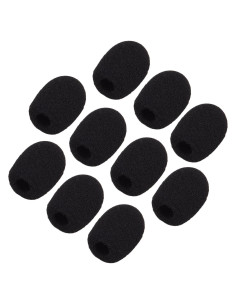 Funda de Espuma para Micrófono de Solapa SunmnDirect - 10 Unidades