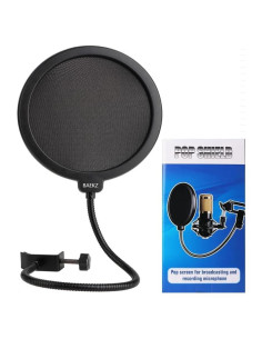 Filtro a prueba de viento y spray para micrófono Blue Yeti 15.24 cm