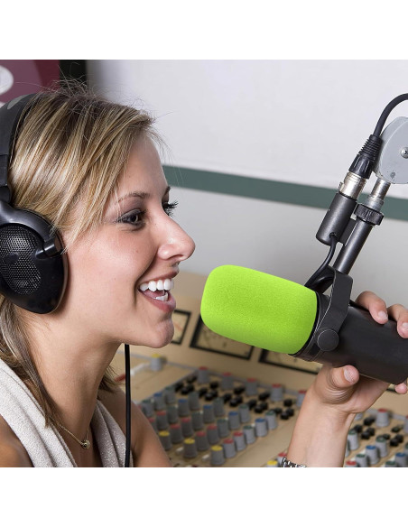 Fundas de Micrófono de Espuma Prasacco 6 Pcs Coloridas