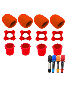 Kit de Protección para Micrófono Inalámbrico Cheerock Rojo