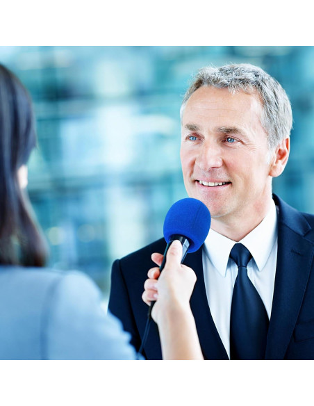 Fundas de Micrófono de Espuma Prasacco 6 Pcs Coloridas