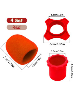 Kit de Protección para Micrófono Inalámbrico Cheerock Rojo 2