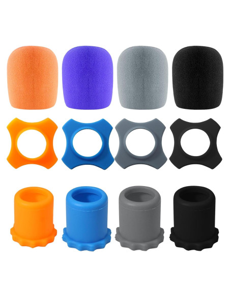 Set de Fundas de Protección para Micrófono Bonsicoky - 12 Piezas
