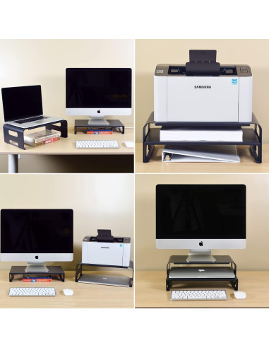 Soporte Elevador de Monitor Ergonomico AEONS 2 Niveles 40.64x24.13cm