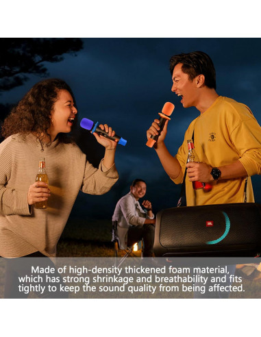 Set de Fundas de Protección para Micrófono Bonsicoky - 12 Piezas