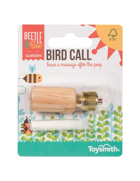 Llamador de Aves Toysmith de Madera y Latón - 5.08 cm
